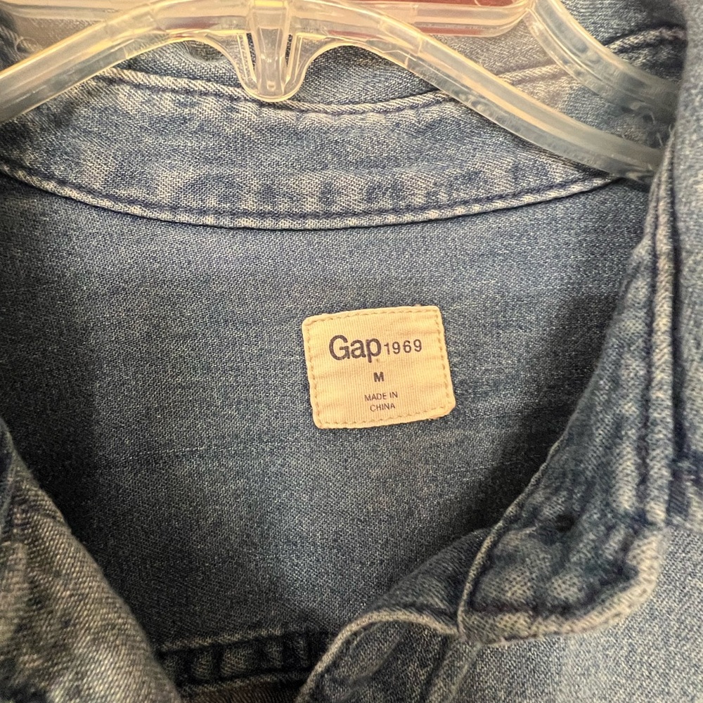 GAP Classic Blue Denim Shirt